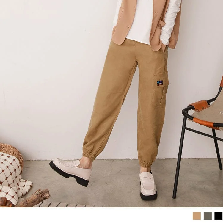 Seasonal fashion sale – Save on all your wardrobe essentials today!  MEDIUM WAIST ELASTIC WAIST POCKETS LONG PANTS