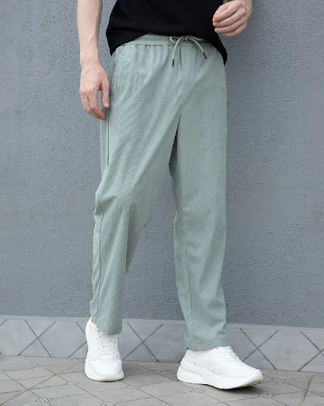 Shop the latest men's clothing trends at a fraction of the price.  Seafoam Green Corduroy Pant
