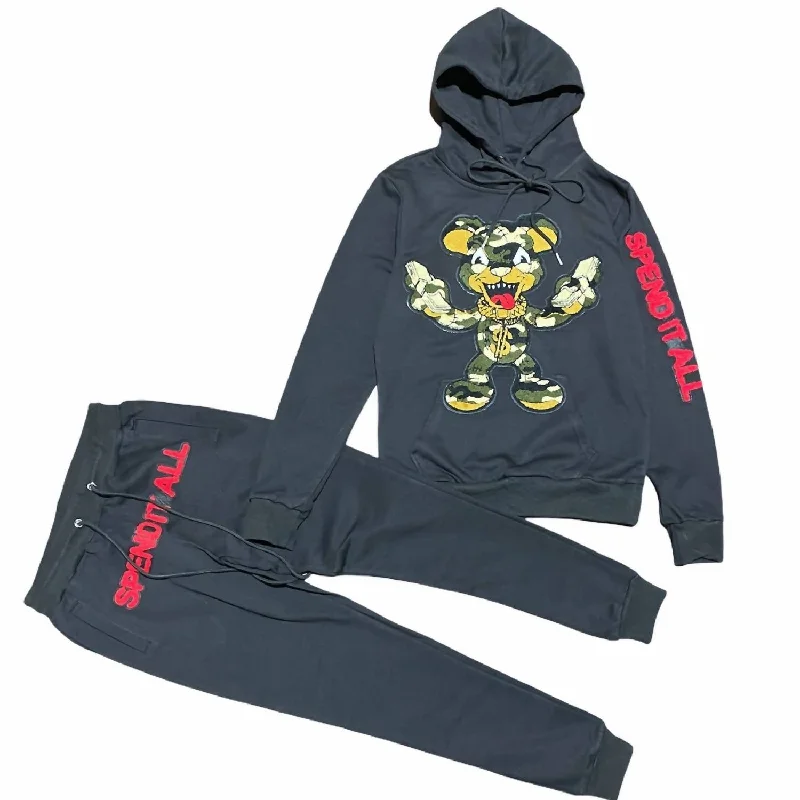 Buy more, save more –  Men's Spend It All Jogging Set In Black