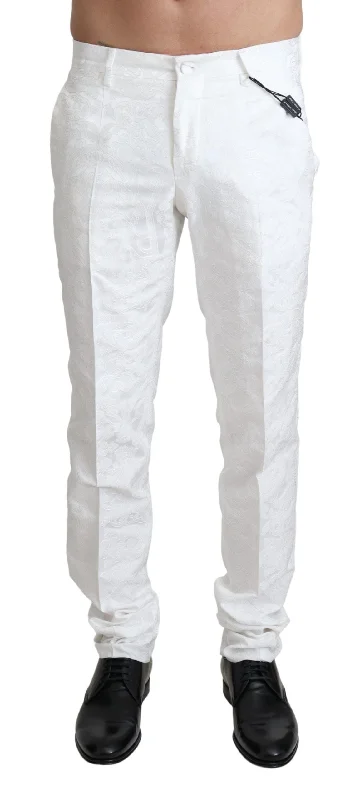 Upgrade your look with stylish, affordable men’s clothing.  Dolce & Gabbana Elegant  Brocade Dress Men's Pants