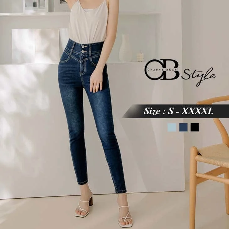 Best clothing deals of the season – Shop now and enjoy big savings.  HIGH WAIST POCKETS SLIM DENIM SKINNG JEANS