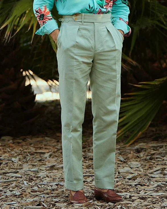 Save more with bundle deals on men’s fashion items. Pleated Pale Green Cotton Canvas Linen Save more with bundle deals on men’s fashion items. Pleated Pale Green Cotton Canvas Linen