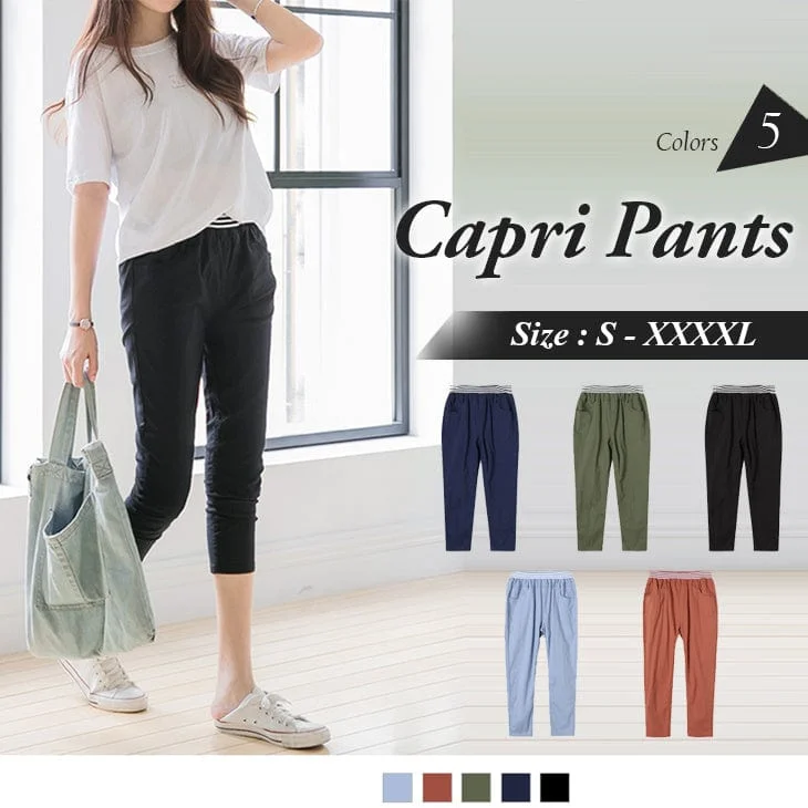Grab your favorites before they’re gone – men’s clothing at great prices.  MULTICOLOR DRAWSTRING STRETCHABLE CAPRI PANTS