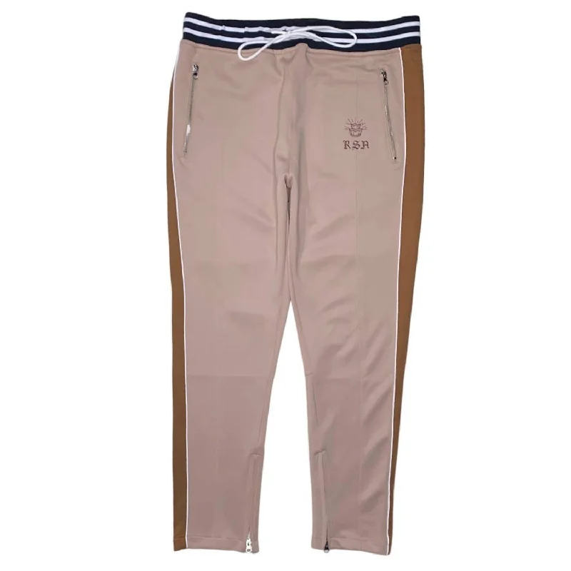 Limited-time discounts on clothing you’ll love   Men's Striped Track Pant In Brown