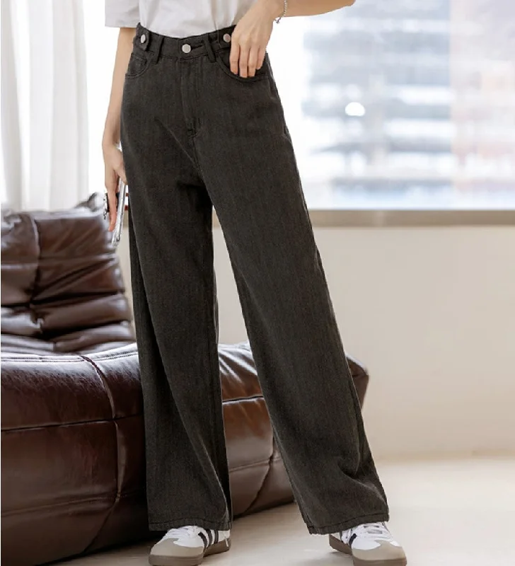 Massive discounts on all clothing items – Shop now for the best prices.  Casual High Waist Straight Leg Denim Pants