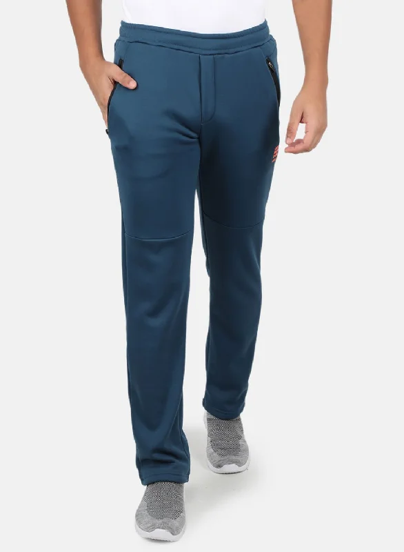 Flash discounts on men’s clothing – Don’t miss out!  Men Teal Blue Smart Fit Track Pant