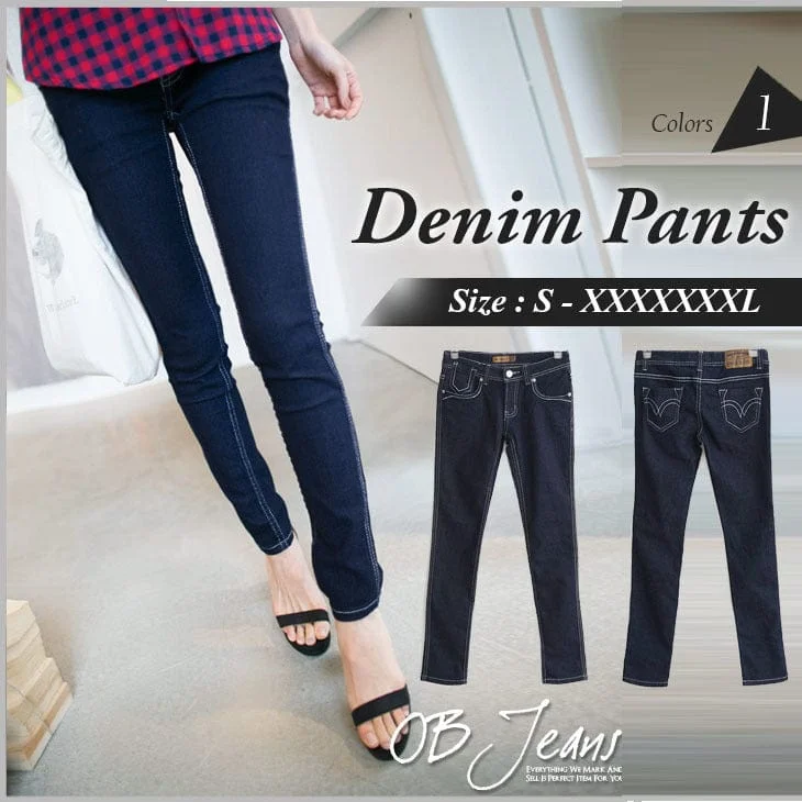 Shop clothing essentials at a fraction of the price – ORIGINAL FRONT ZIPPED DENIM LONG PANTS Shop clothing essentials at a fraction of the price – ORIGINAL FRONT ZIPPED DENIM LONG PANTS