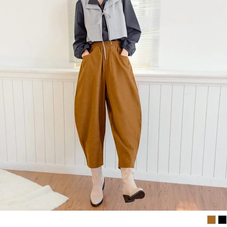 Discover new arrivals in clothing – Affordable styles for every occasion.  CASUAL ELASTIC WAIST POCKETS HAREM LONG PANTS