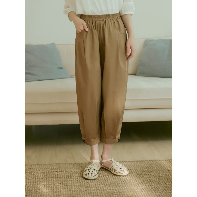Upgrade your wardrobe with stylish clothing at discounted prices. Casual Cotton Elastic Waist Long Harem Pants Upgrade your wardrobe with stylish clothing at discounted prices. Casual Cotton Elastic Waist Long Harem Pants