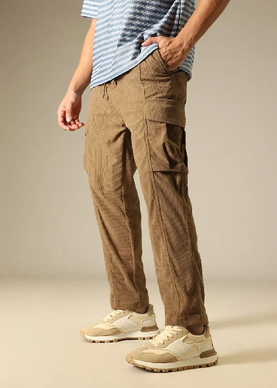 Shop the essentials – men’s wardrobe must-haves on sale.  Brown Pocket Cargo Corduroy Pant