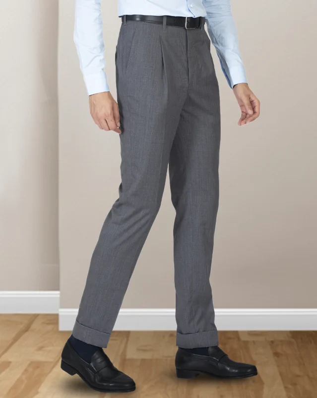 Time to shop! Men’s clothing deals you can’t resist.  EZS Washable Wool Pants: Plain Mid Grey