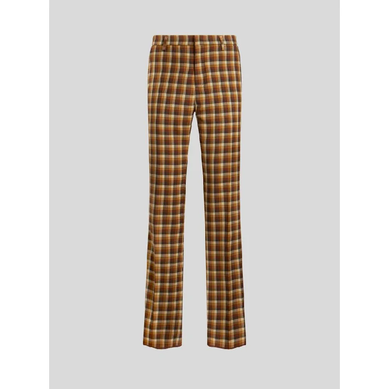 Shop our exclusive men’s fashion deals – limited time only!  VIRGIN WOOL CHECK TROUSERS