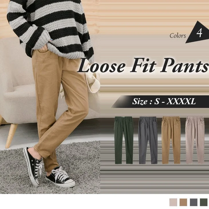 Shop the look you love at prices you’ll love even more!  ELASTIC WAIST LOOSE FITS PANTS