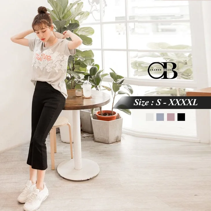 Exclusive deals on men’s fashion – Shop now and save big!  ELASTIC WAIST CAPRI BELL-BOTTOM PANTS