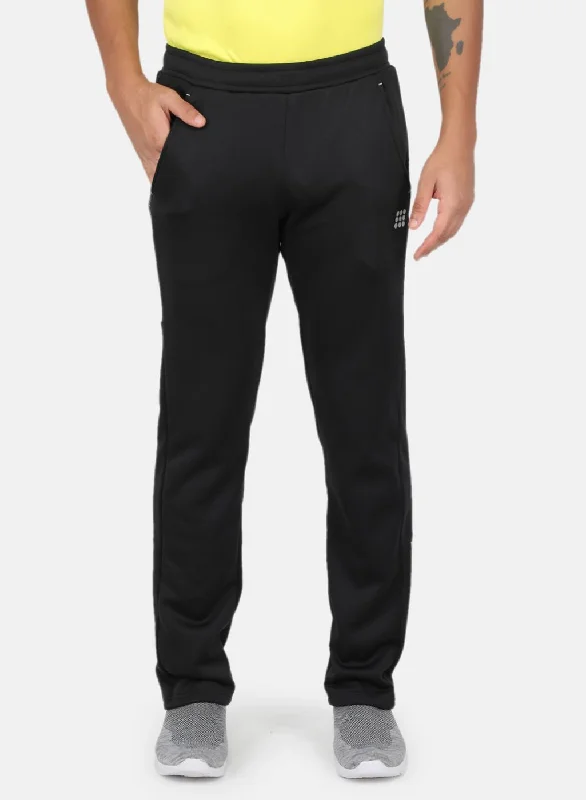 Huge savings on popular clothing styles –  Men Black Smart Fit Track Pant