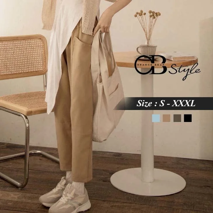 Men’s fashion just got more affordable – shop now!  ELASTIC WAIST POCKETS STRAIGHT PANTS