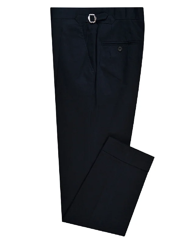 Huge savings on popular clothing styles –  Navy Twill Cotton Dress Pant