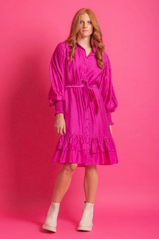 Noami Shirt Dress Pink