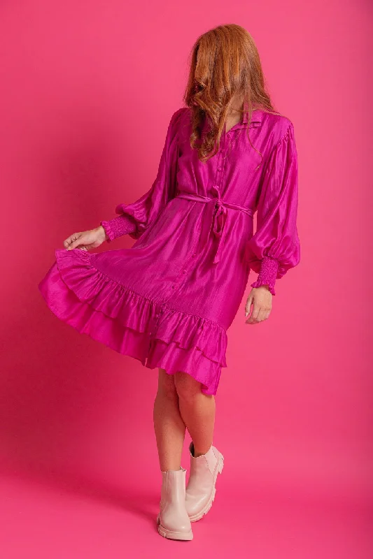 Noami Shirt Dress Pink