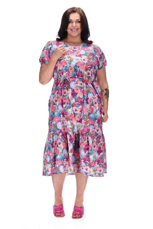 Freya Midi Dress Floral