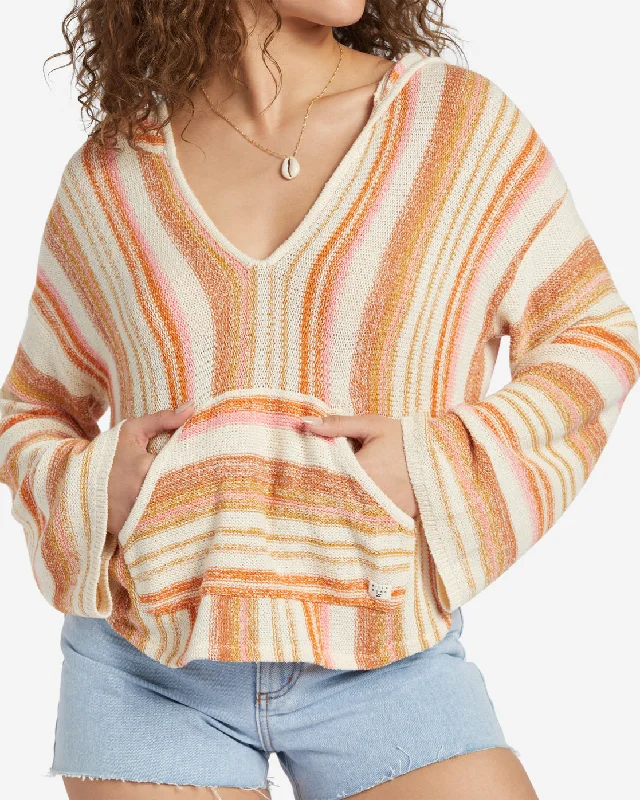 Baja Beach Hooded Sweater - Dried Mango