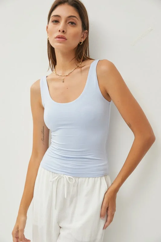 Braver Basic Scoop Neck Tank (Multiple Colors)