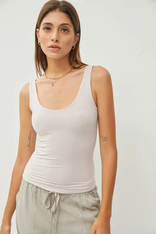 Braver Basic Scoop Neck Tank (Multiple Colors)