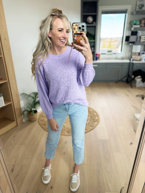 The Bailey Sweater in Lavender