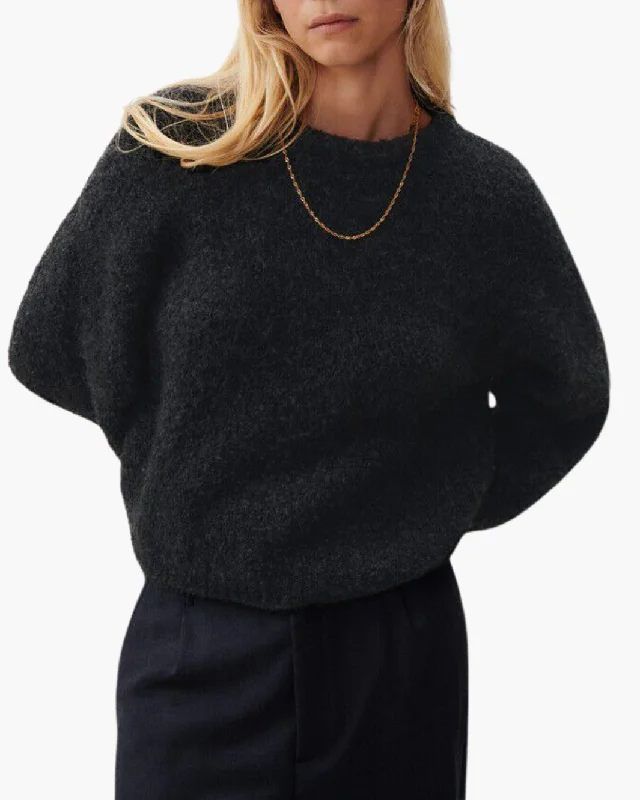 WOMEN'S JUMPER ZOLLY IN MELANGE CHARCOAL