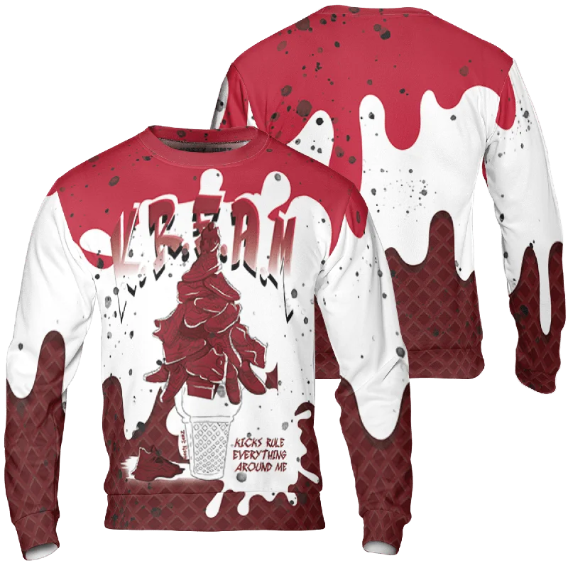 NastyJamz Cherry 12s Sweatshirt Match KREAM 3D All-Over Print Waffle Cone