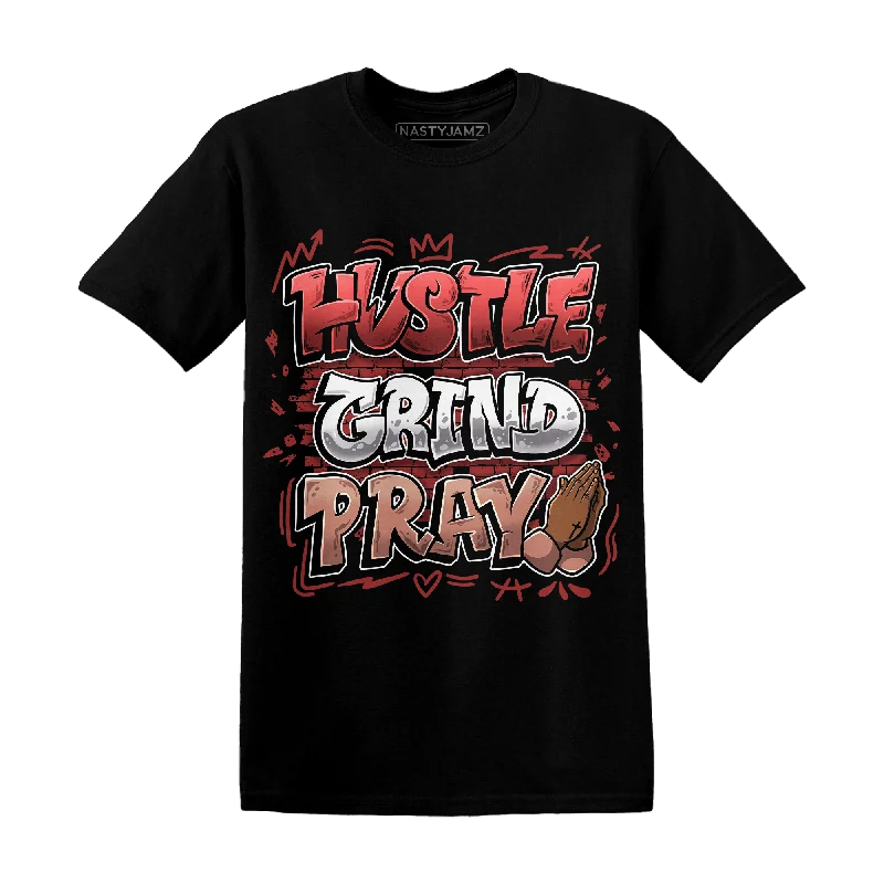 NastyJamz Dune Red 13s T Shirt Match Hustle Grind Pray