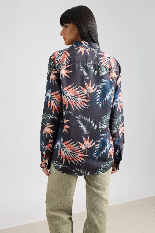 Full Sleeves Jungle Jive Printed Women's Shirt