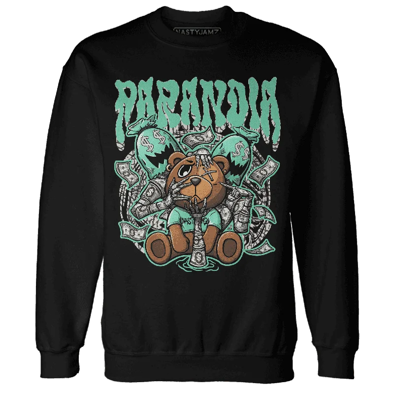 NastyJamz Green Glow 3s Sweatshirt Match Paranoia Money BER