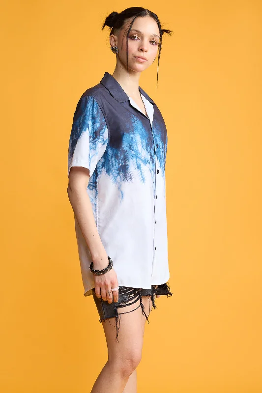 Lightening Effect Women's Resort Shirt