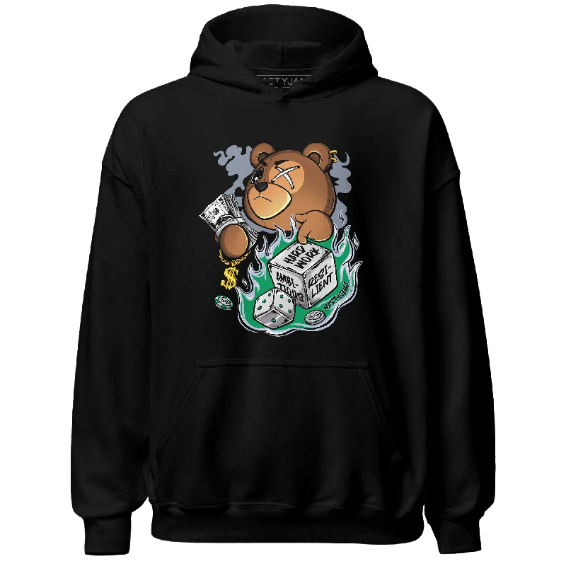 NastyJamz Lucky Green 5s Hoodie Match Hustle Casino BER