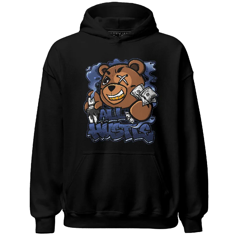 NastyJamz Midnight Navy 5s Hoodie Match BER Hustle All Day