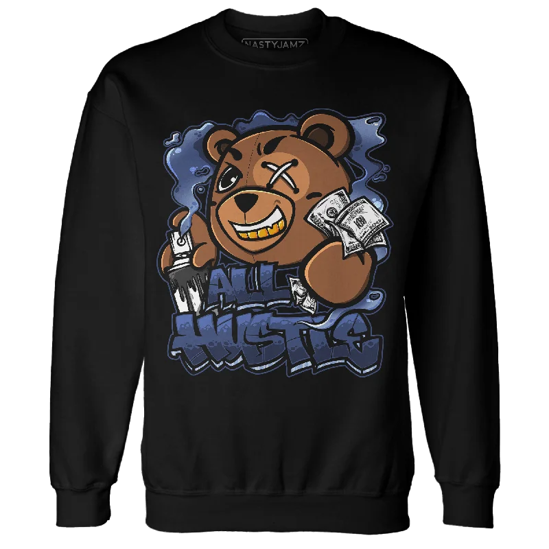 NastyJamz Midnight Navy 5s Sweatshirt Match BER Hustle All Day