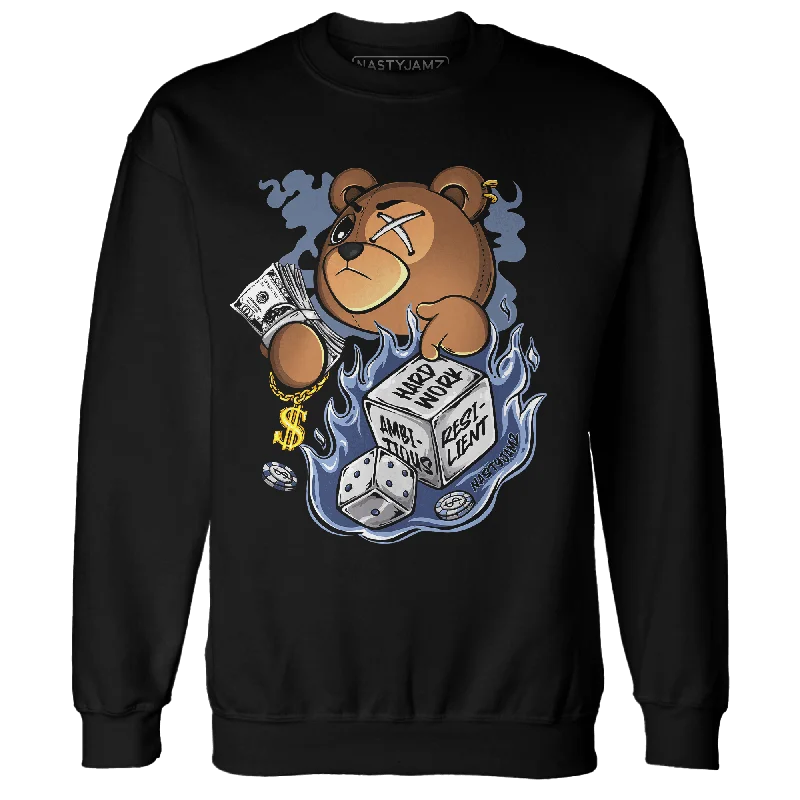 NastyJamz Midnight Navy 5s Sweatshirt Match Hustle Casino BER