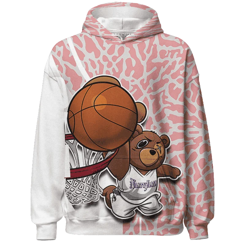 NastyJamz Red Stardust 3s Hoodie Match BER Dunk