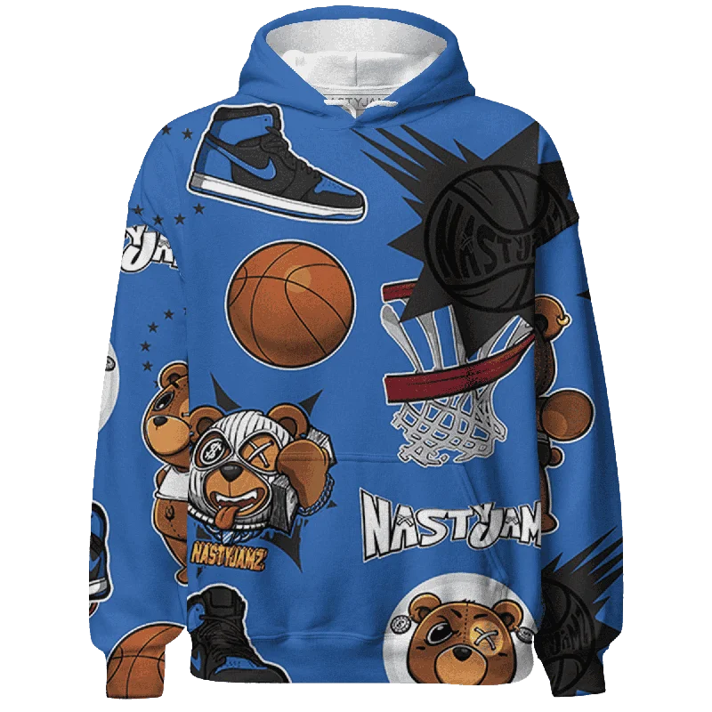 NastyJamz Royal Reimagined 1s Hoodie Match BER Icon Wallpapers 3D All-Over Print