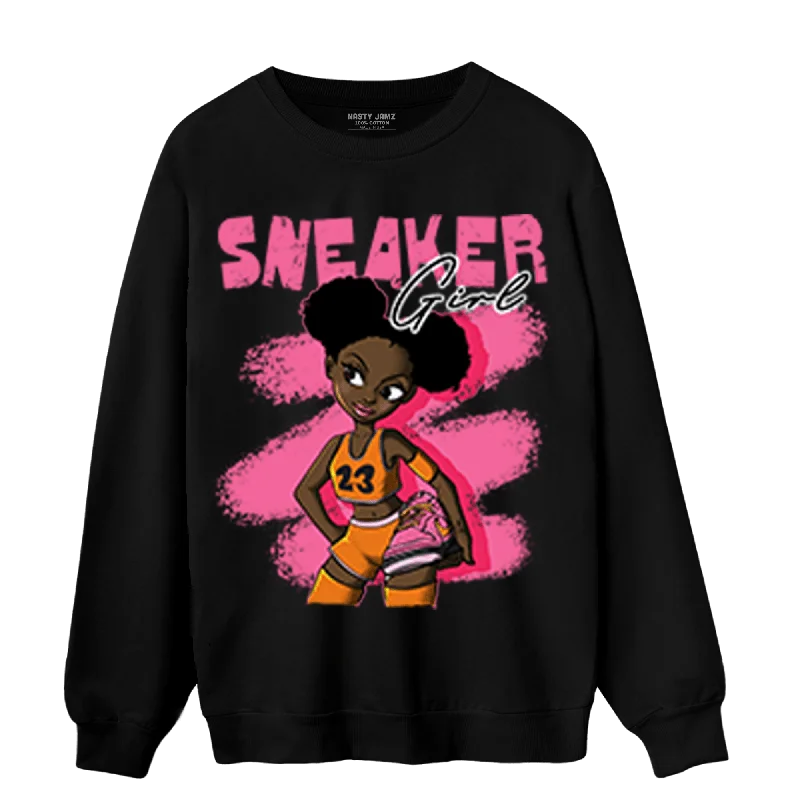 NastyJamz SB Dunk Blossom Sweatshirt Match Black Sneaker Girl