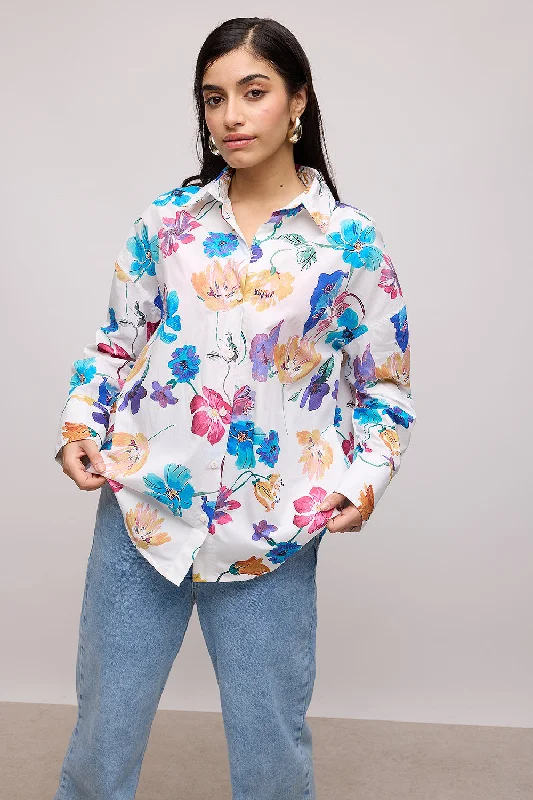 Water Color Poplin Shirt