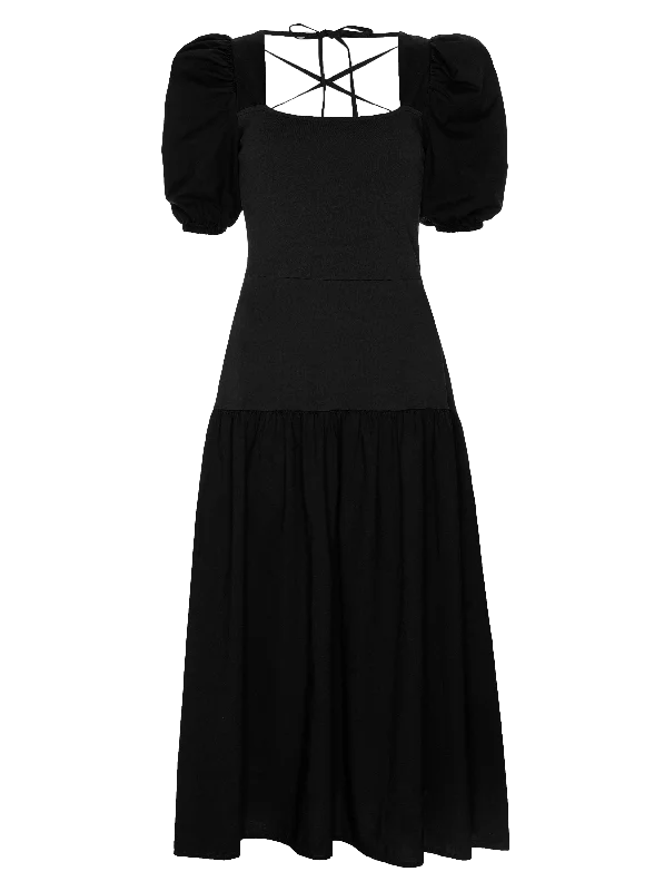 Cordelia Dress - Jet Black