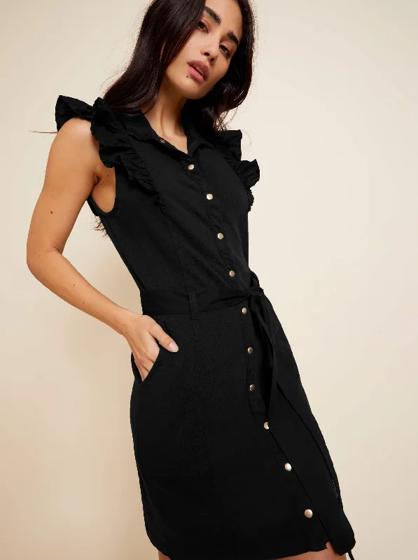 Fennix Dress - Jet Black