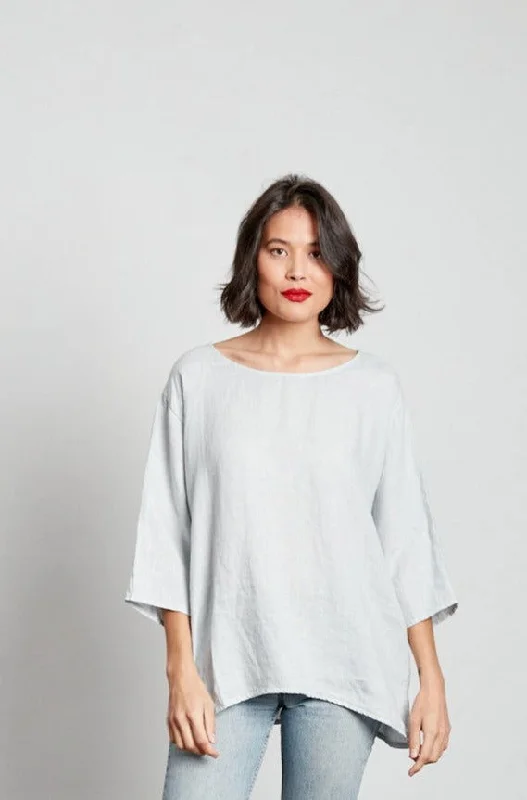 Loose Linen 3/4 Sleeve Top