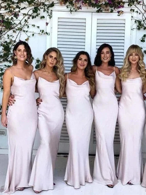 Simple Affordable Long Bridesmaid Dresses, New Bridesmaid Dresses, Wedding Guest Dresses