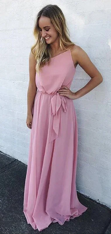 Simple Wedding Guest Dresses, Long Bridesmaid Dresses, 2020 Bridesmaid Dresses