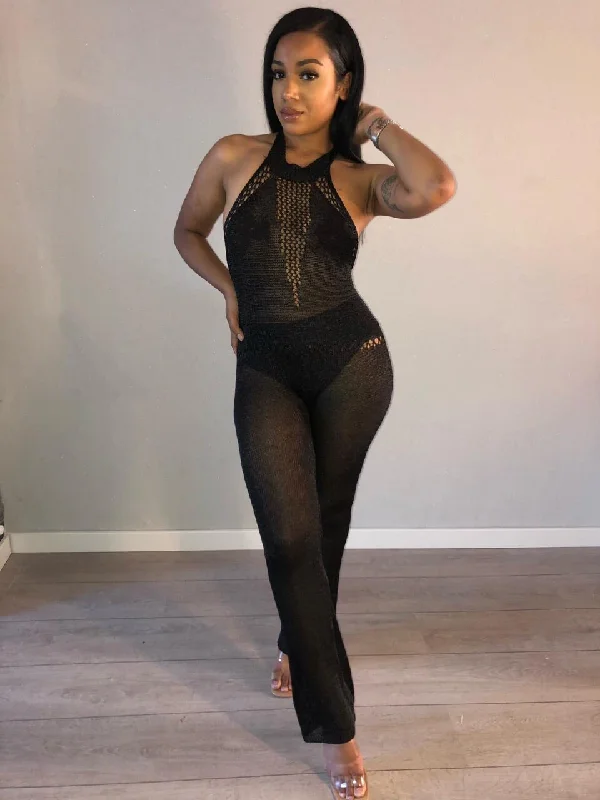 Maya ha metallic jumpsuit