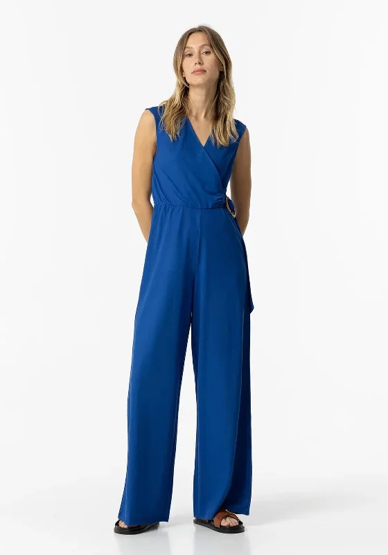 Tiffosi Anuquete Wrap Jumpsuit, Blue