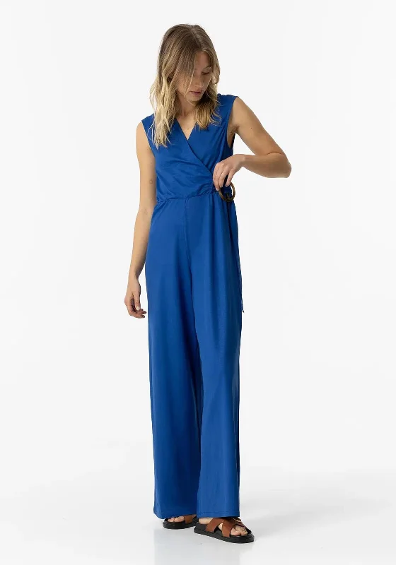 Tiffosi Anuquete Wrap Jumpsuit, Blue